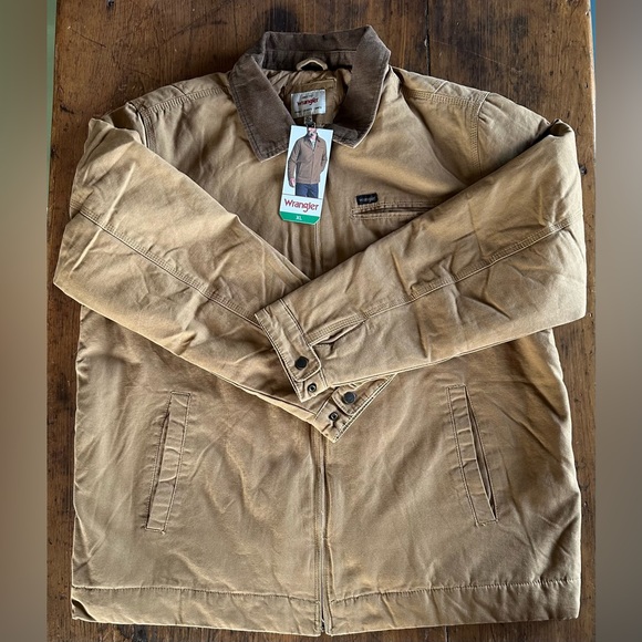 Wrangler Other - Wrangler Men's Brown Canvas Work Jacket